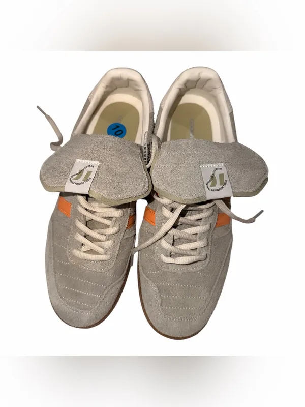 NEW COOLWAY $130 Silva Sneaker Color: Green Kakhi Suede Leather SZ-10 - Image 10