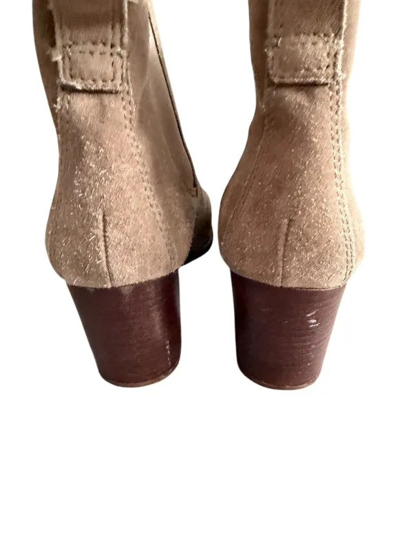 MADEWELL Taupe Suede Ankle Boots Size 9 Womens - Image 5