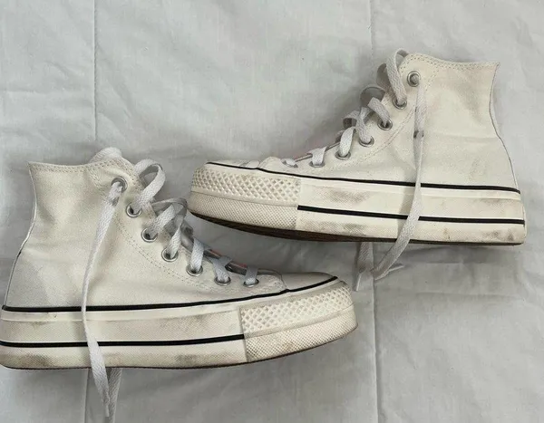 Converse Custom  High Top Platforms - Image 4
