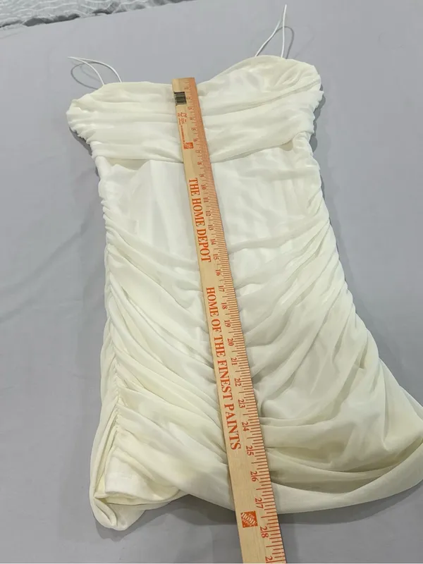 Princess‎ Polly White Mini Dress Size 12 - Image 7