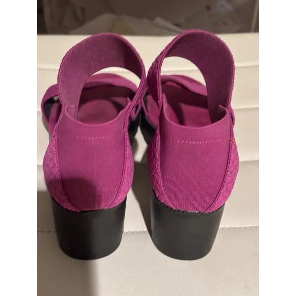 Charleston Purple Monterrey Platform‎ Lug Sandals Chunky Heel - Image 4