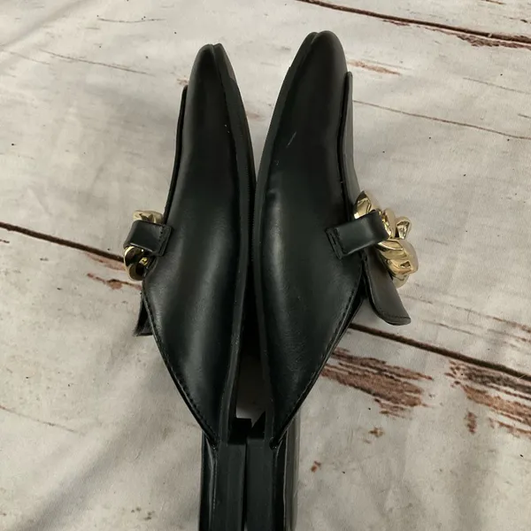 Nicole‎ Miller Faux Leather Applie Mules - Image 3
