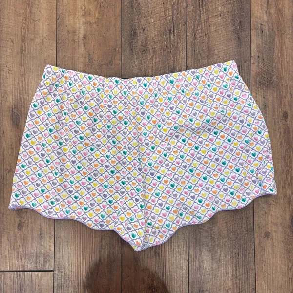 Roller Rabbit x Target Women's Geo Hearts Pajama Shorts Size 2X Scallop Hem - Image 4