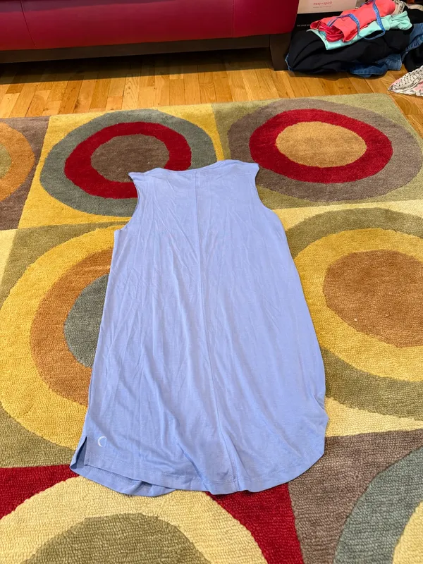 ZYIA Active The Tybee Island Dress Periwinkle Purple Very Short Mini Lightweight - Image 3