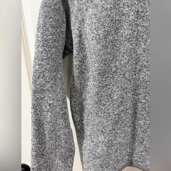Patagonia Better Sweater Women’s Medium 1/4 Zip Gray Fleece Pullover - Image 7