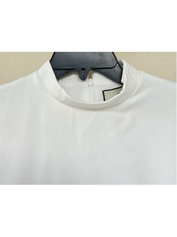 New Tuckernuck Women White Feather Cuff Shift Ellie Mini Dress S Wedding Bridal - Image 5