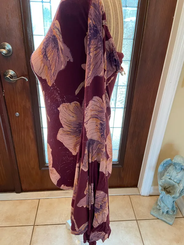 Free People Birds of Paradise Wine /purple Color Top size SP - Image 11