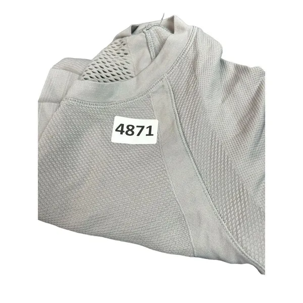 Athleta Nylon gray Cut Out Vented Compression Athletic Shirt Size s - Image 7