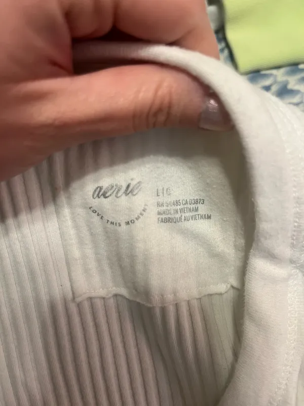 Aerie Long Sleeve Top Ribbed - Image 3