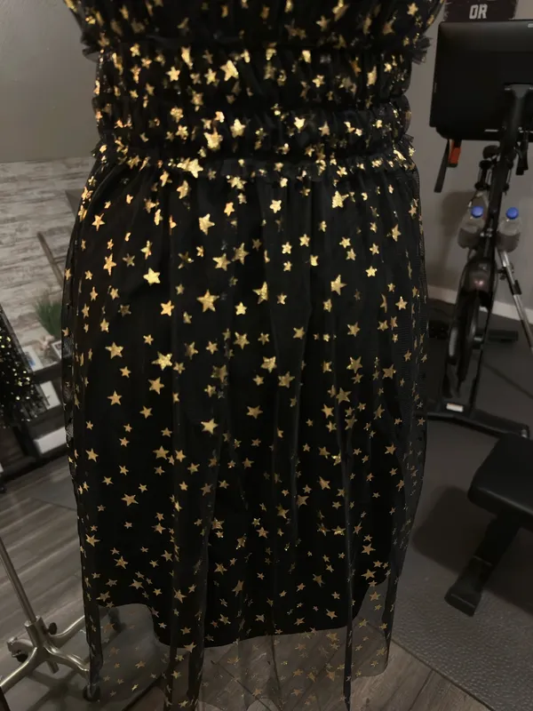 Boutique Dress metallic and black - Image 5