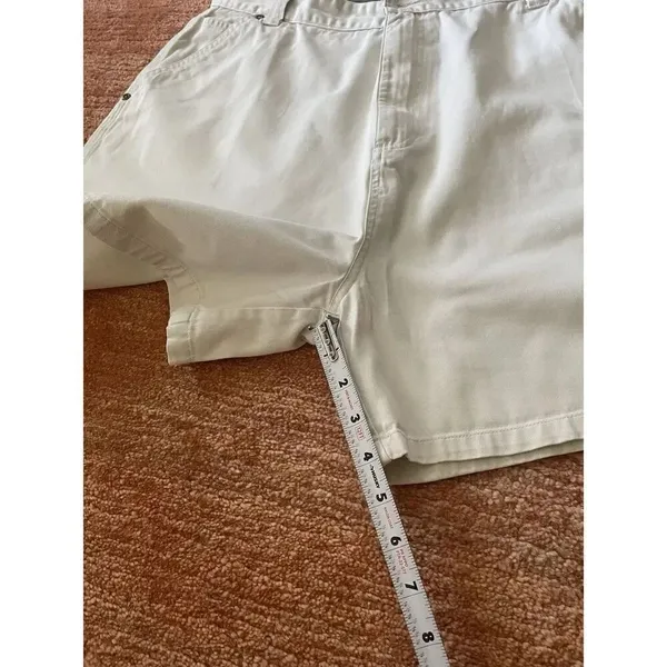 Vintage Mountain Lake Ivory Carpenter Shorts Women’s 18 Cotton Utility Pockets - Image 6