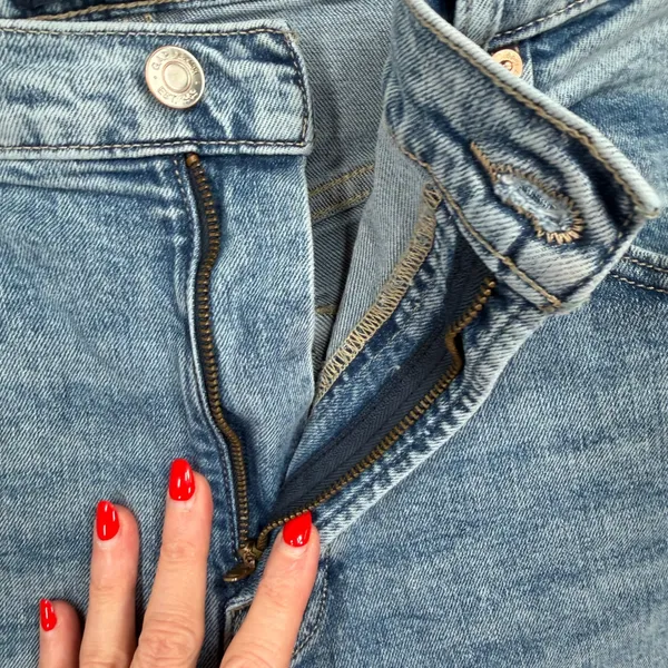 Gap 16 33 Wide Leg Jeans Light Wash High Rise Cropped Denim Casual 5-Pocket - Image 9