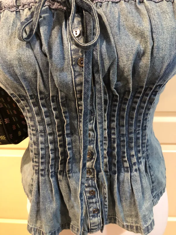 Denim Free People Tube Top - Image 3