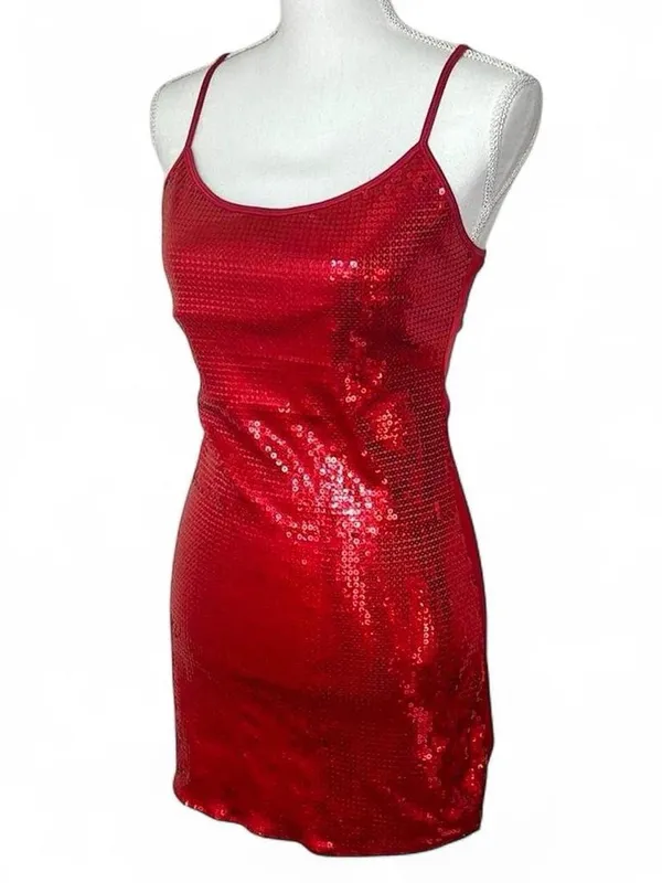 Dreamgirl Sexy Jessica Rabbit Sequin Dress - Image 5