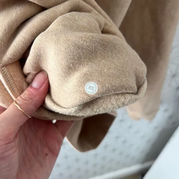 Lululemon All Yours Hoodie Heathered Ivory Peach - Image 6