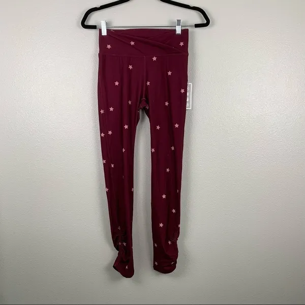 GILLY Hicks Go Recharge‎ High Rise Cinch 7/8 Star Leggings - Image 6