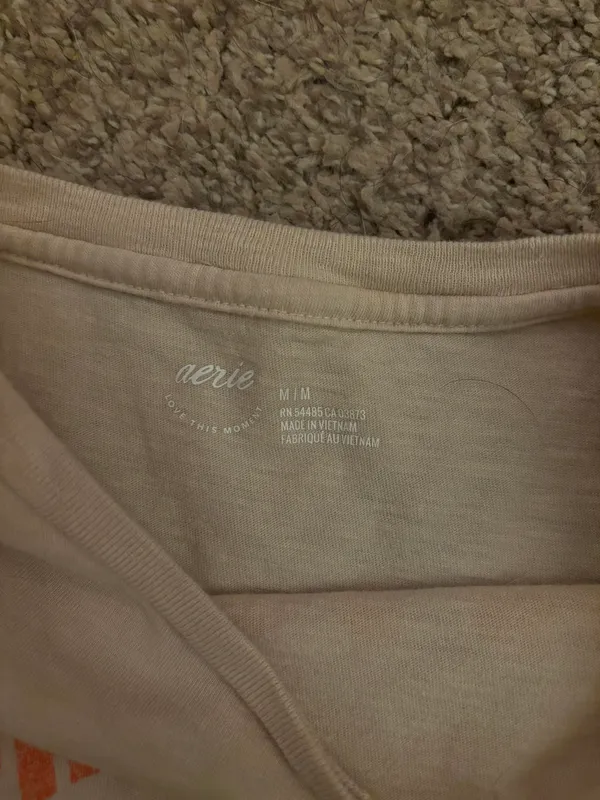 Aerie Cream Baby Tee - Image 2