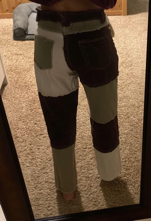 SheIn Patchworked Jeans - Image 2
