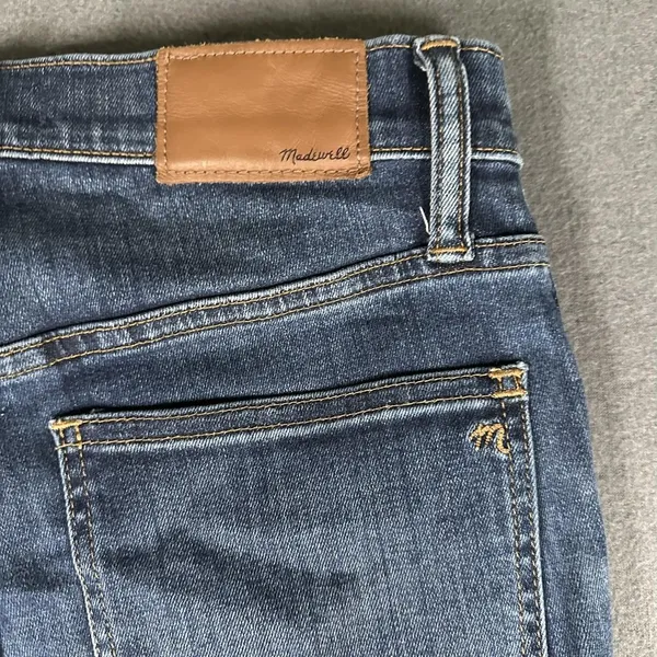 Madewell Jeans Womens 26 Blue 10 Inch High‎ Rise Skinny Stretch Denim G7391 SP20 - Image 12
