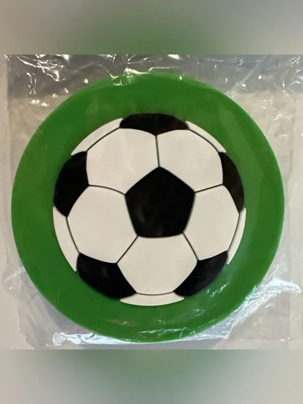 NWT Bogg Bag Bogg Bits Black White Soccer Charm Accessory Rare Discontinued - Image 2