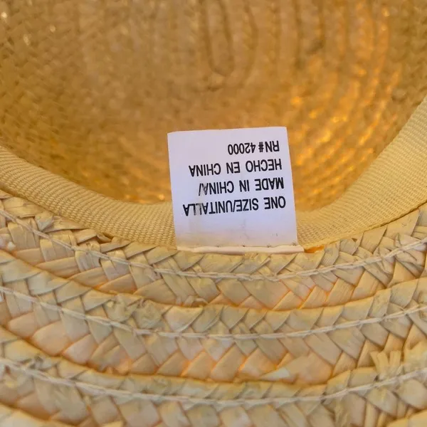 Vintage Kentucky Derby Straw Floral Hat Yellow - Image 7