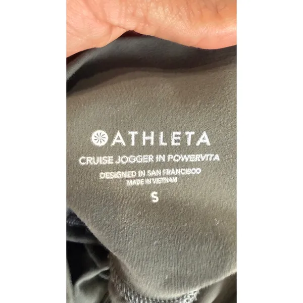 Athleta Cruise Jogger in Powervita Dark Olive Green High Rise Pants Small - Image 5