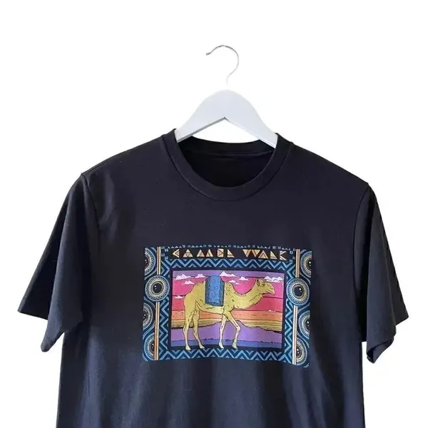 Aztec Boho Bohemian Tribal Black Short Sleeves Unisex T-shirt Novelty Print M/ L - Image 4