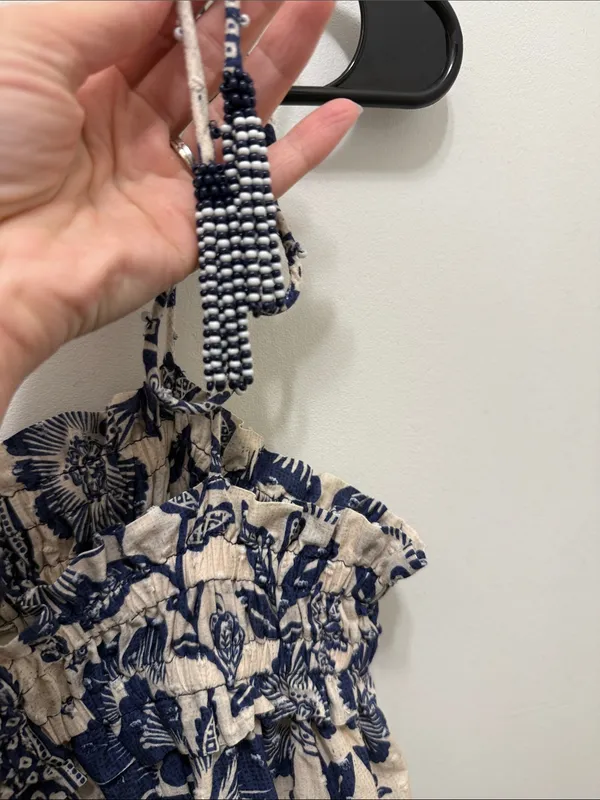Farm Rio Blue Pineapple Garden Maxi Dress - Image 4