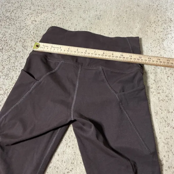 Quince‎ High Waisted Pocket Leggings Womens Small Brown Active Yoga Athleisure - Image 2