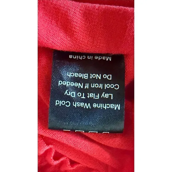 POL Coral Red Lace Slip Dress Nightgown Size S - Image 5