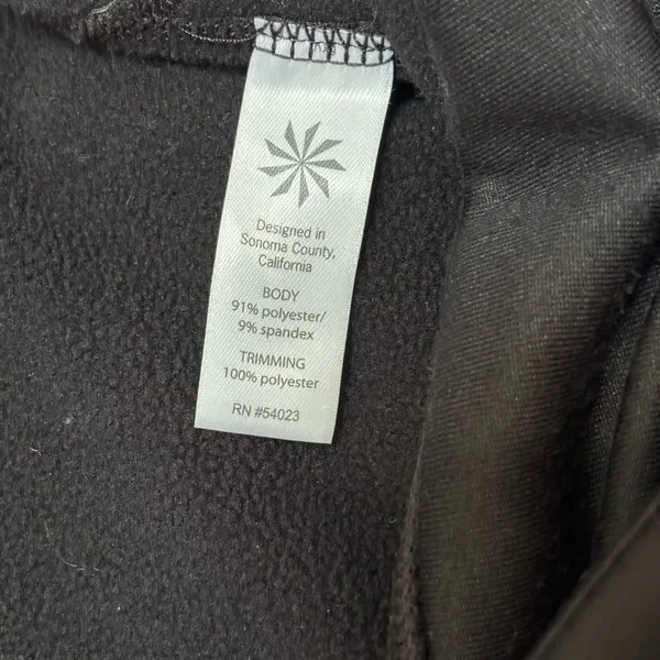 Athleta Women’s Black Running Leggings with a Reflective Details - Image 4