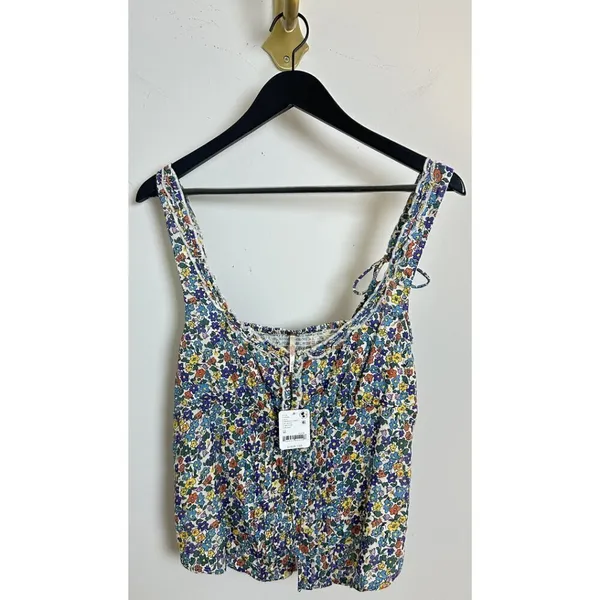 FREE PEOPLE Ellia Printed Set in Primary Combo Size Medium NWT - Image 5
