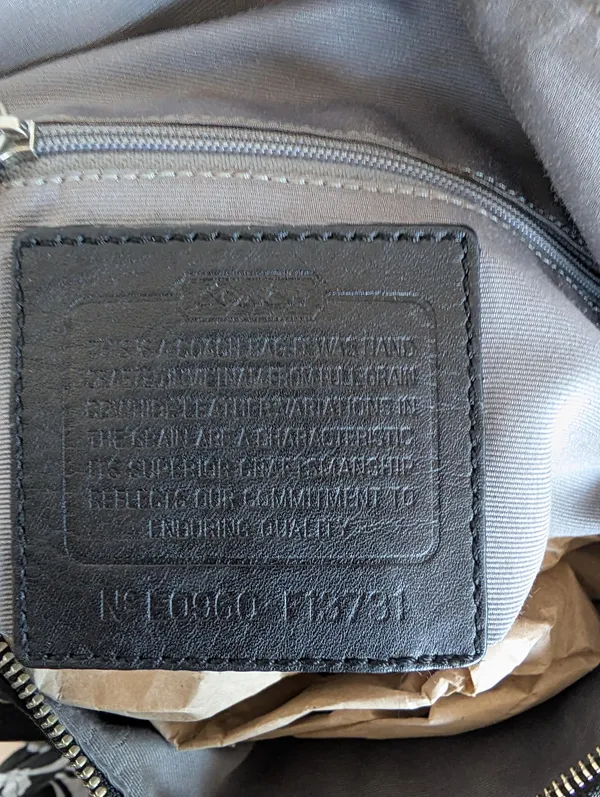 Coach Black Soho Hobo Shoulder Bag Leather - Image 4