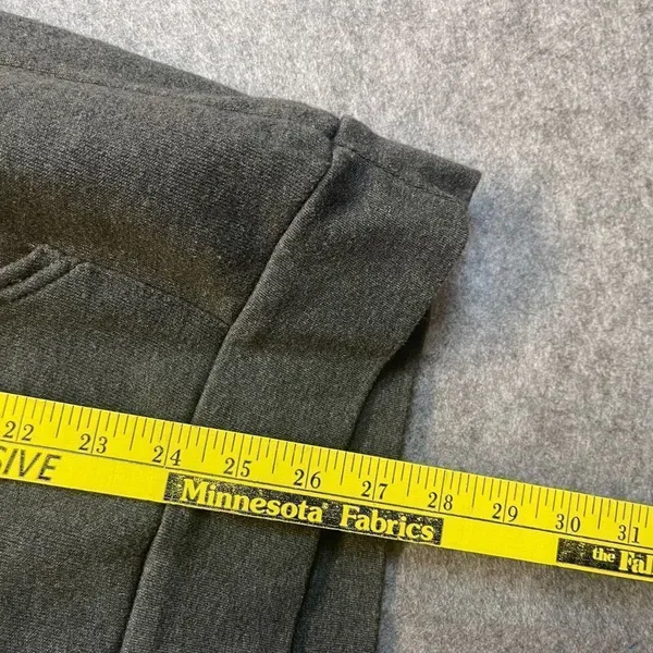 POSHMARK Hoodie Sweatshirt Women's Large Charcoal Gray Pocket Long Sleeve Fleece - Image 9