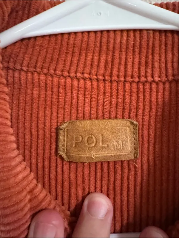 POL Corduroy Jacket in Burnt Orange - Image 2