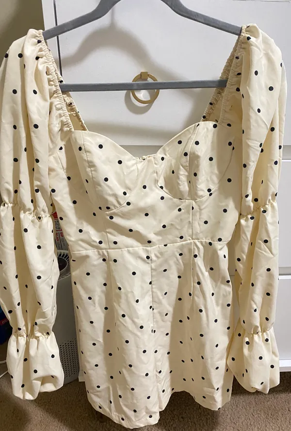 Boohoo polka dot romper - Image 2