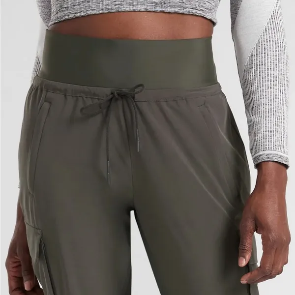 Athleta Sutton Jogger Pant, Arbor Olive SIZE 8 - Image 4