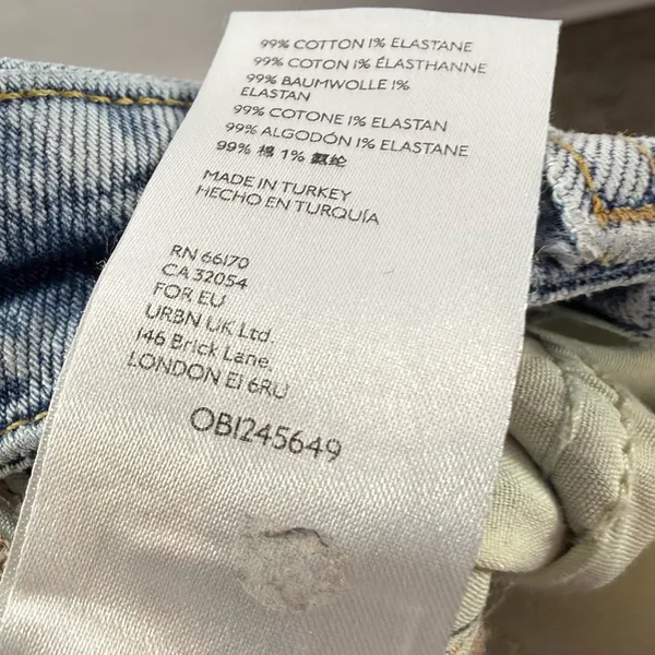Free People x We The Free Zuri Mom Jean in Lived‎ Size 25 - Image 8