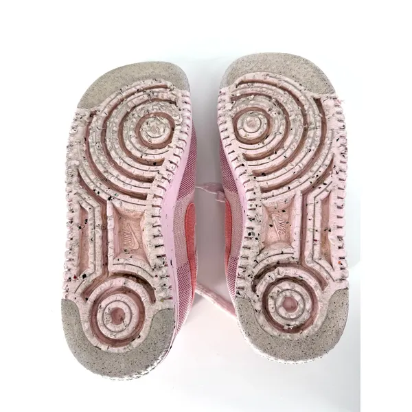 Nike Air‎ Force 1 Crater Flyknit Pink Low Top Sneakers DC7273-600 Womens 7 - Image 6