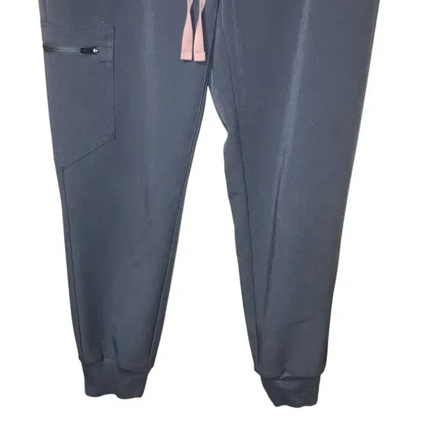 Figs Grey Zamora Jogger Medical Scrubs Pants Womens Xs/P #749 - Image 3