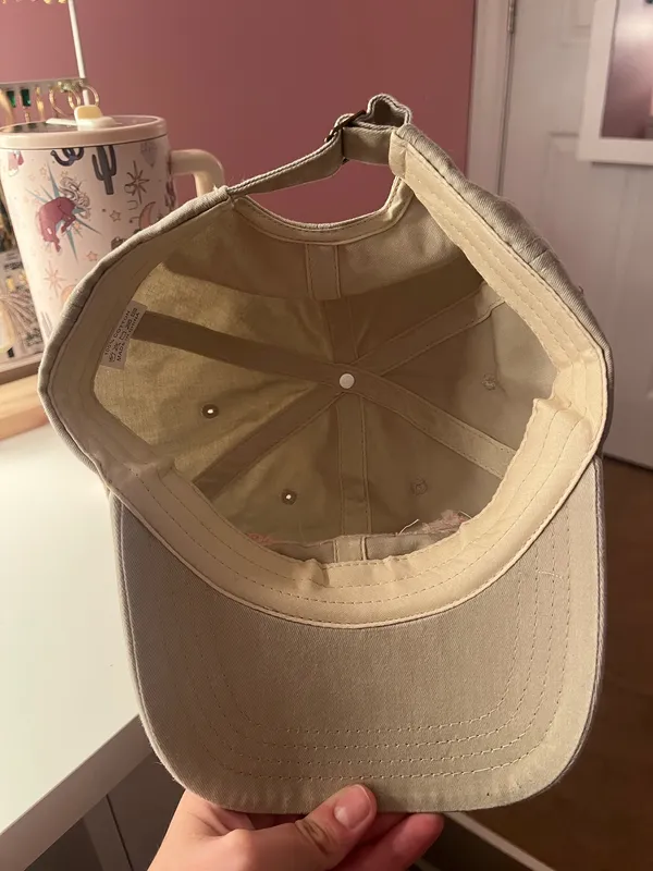 Graphic baseball cap Tan - Image 4