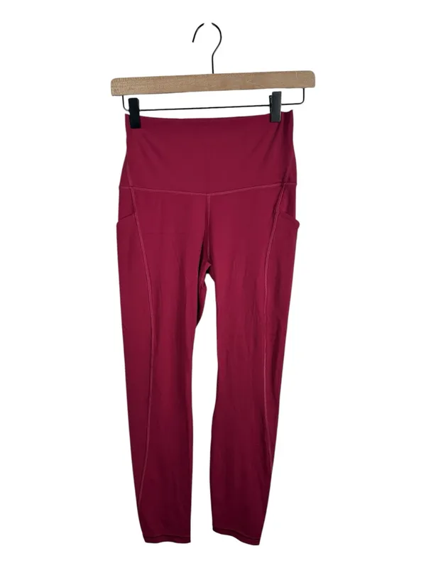 Lululemon Align High Rise Pant 25 Leggings Womens 6‎ Red Nulu Yoga - Image 3