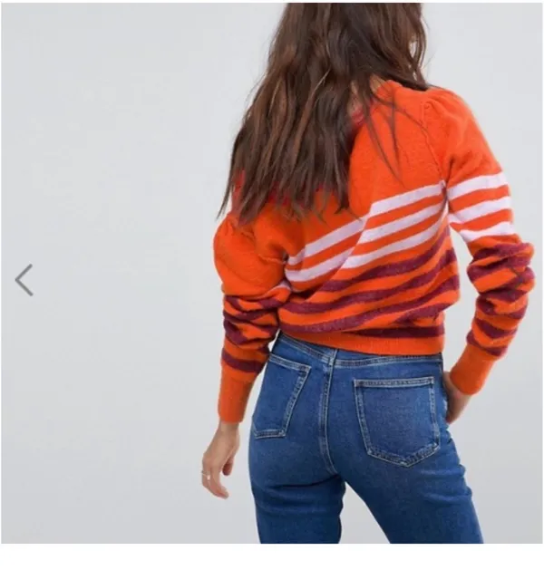 Free People Sweater Knit Women’s complete me striped - Image 2