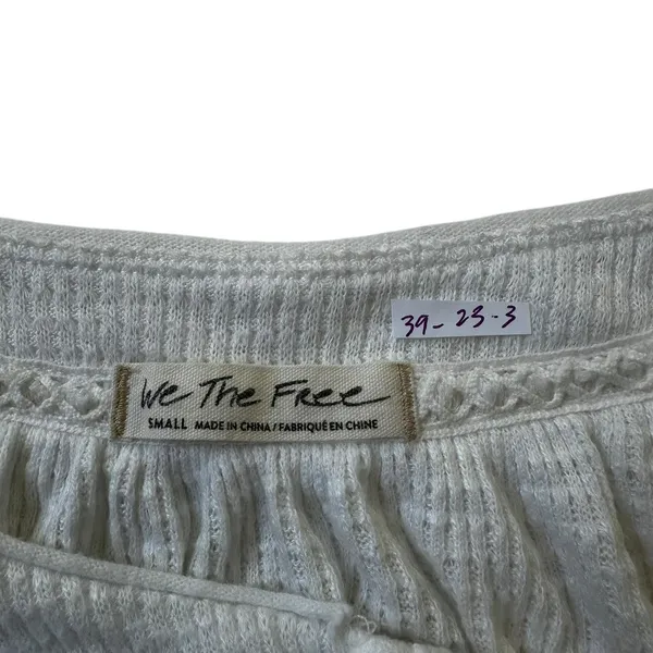 We The Free White Free People White Sweater Women's Size Small | 39-23-3 - Image 3