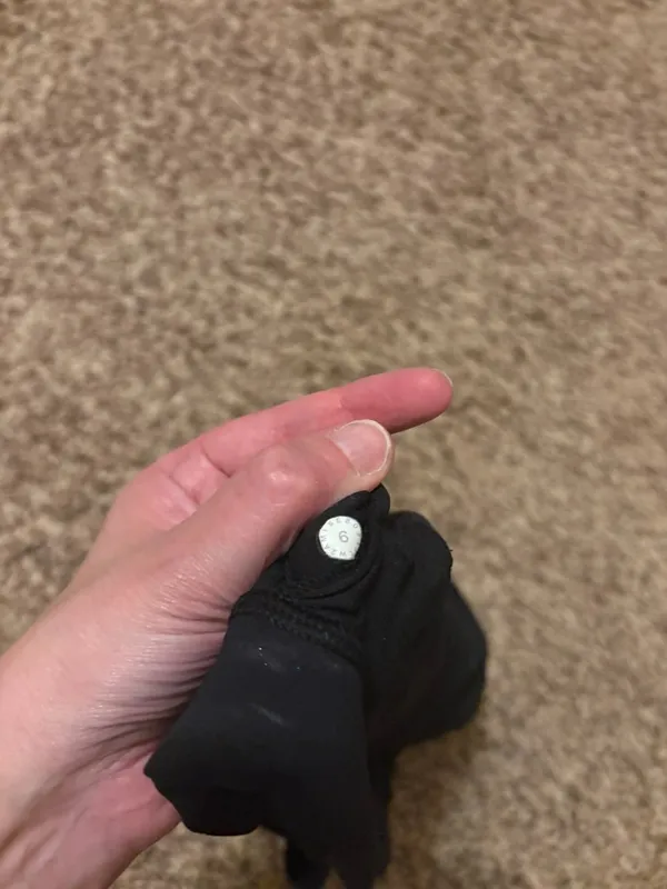 Lululemon Fast & Free Sports Bra Black Size 6 Nulux Material Style W2AMIS - Image 4