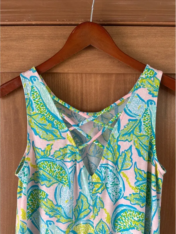 Lilly Pulitzer Kristen Swing Tank Top in Urchin Pink Vitamin Sea Women’s Small - Image 12