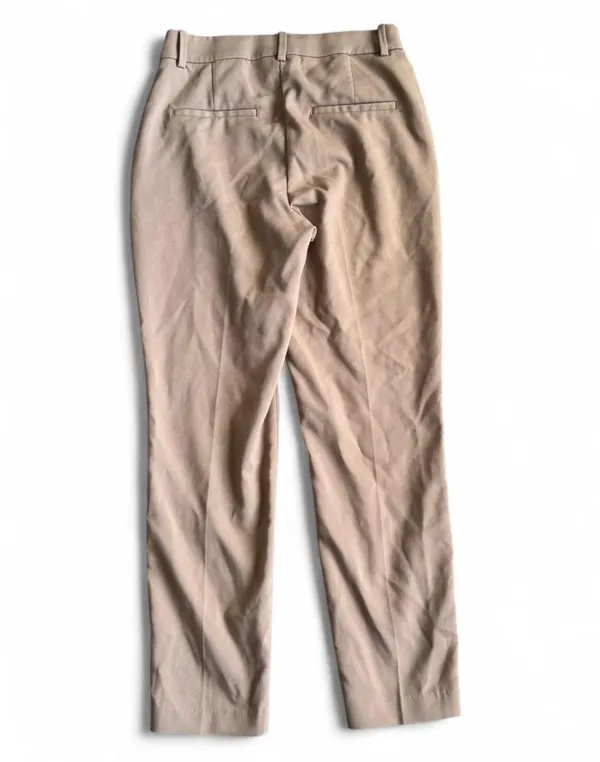 Brown H&M High-Waisted Ankle Trousers - Image 2