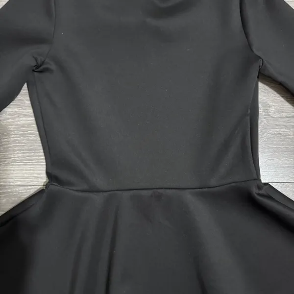 New Dorothy Perkins Black Peplum Top Gold‎ Studded Neckline Hem Women Size XS - Image 11