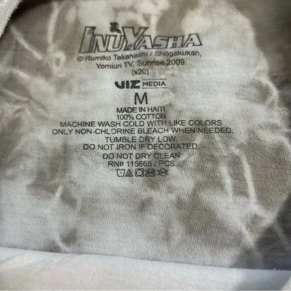 Anime Graphic T-Shirt - White & Gray - Image 3