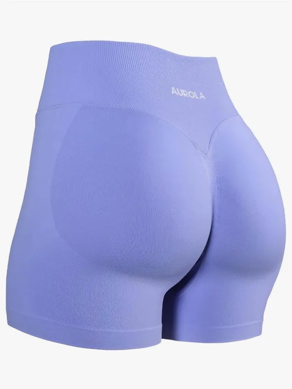 AUROLA Seamless High-Waist Sculpting Shorts - Image 2